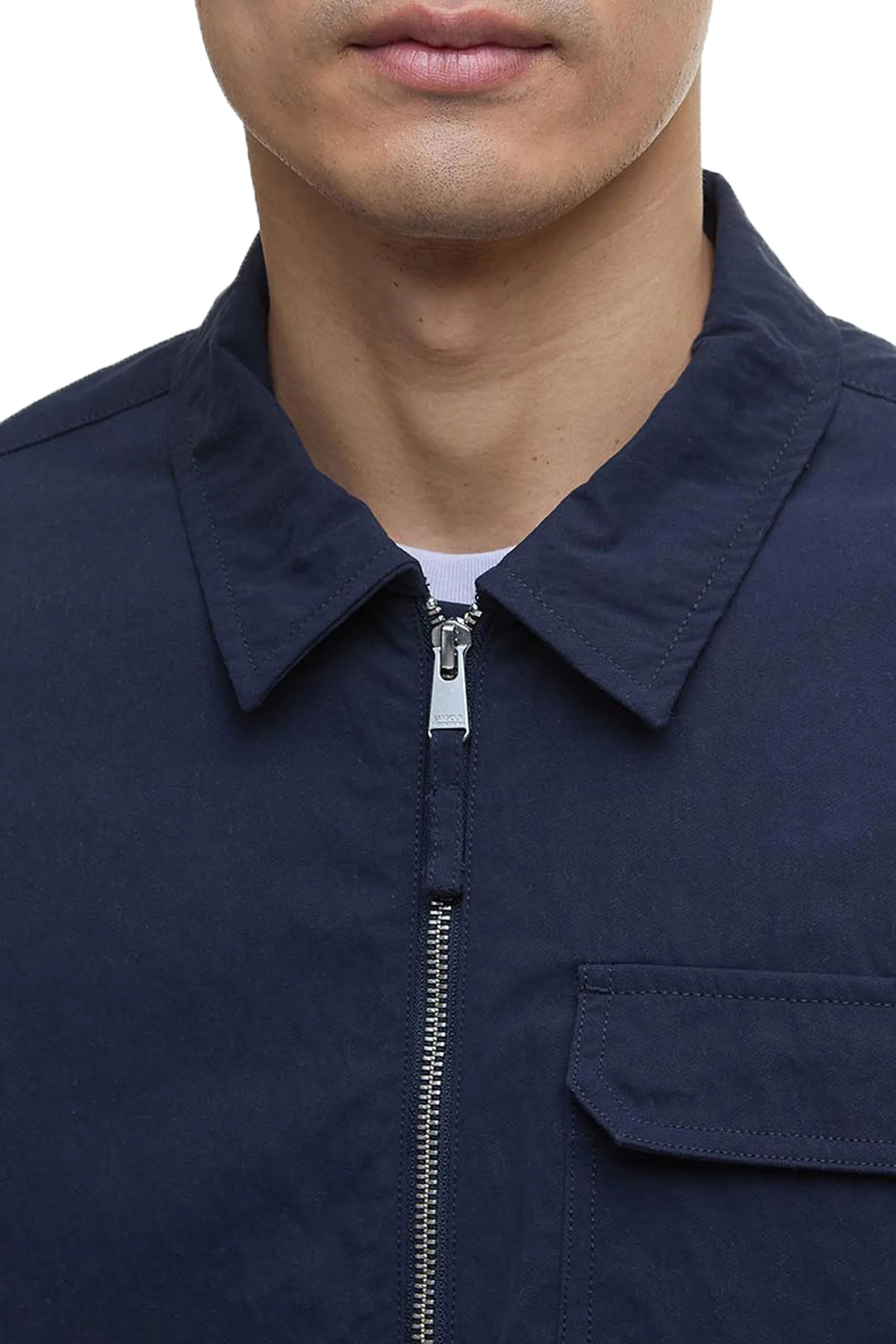 Barbour International Maze Overshirt Navy