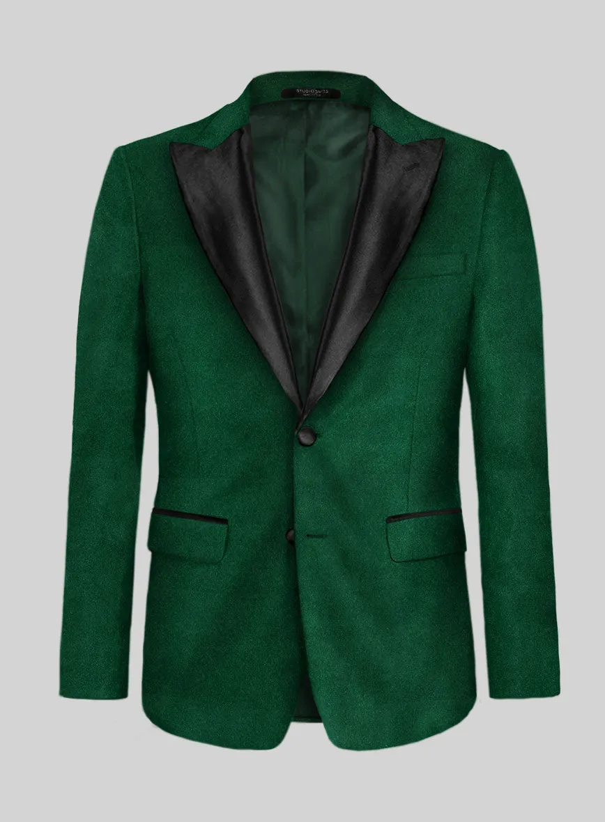 Emerald Green Velvet Tuxedo Suit