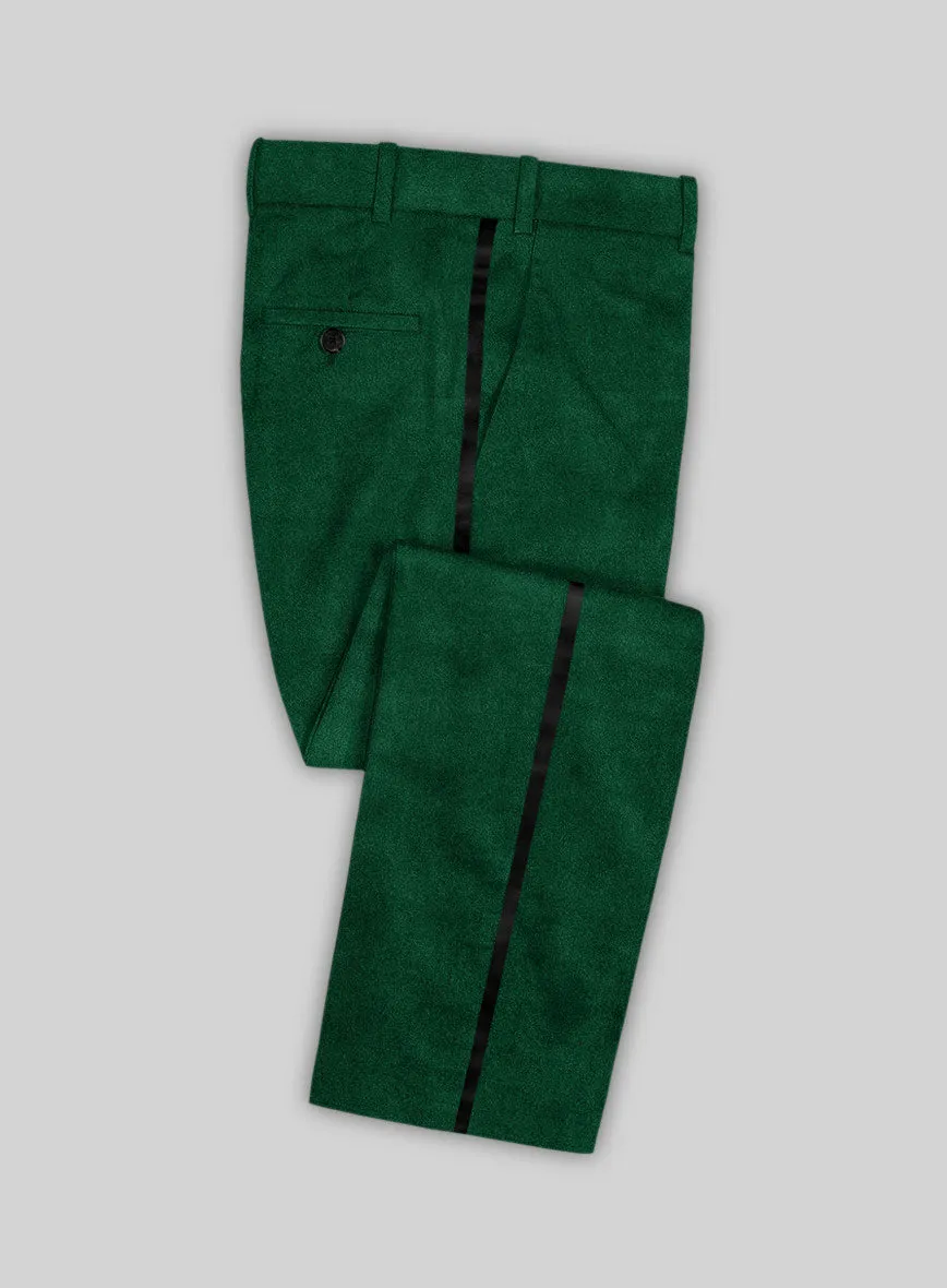 Emerald Green Velvet Tuxedo Suit