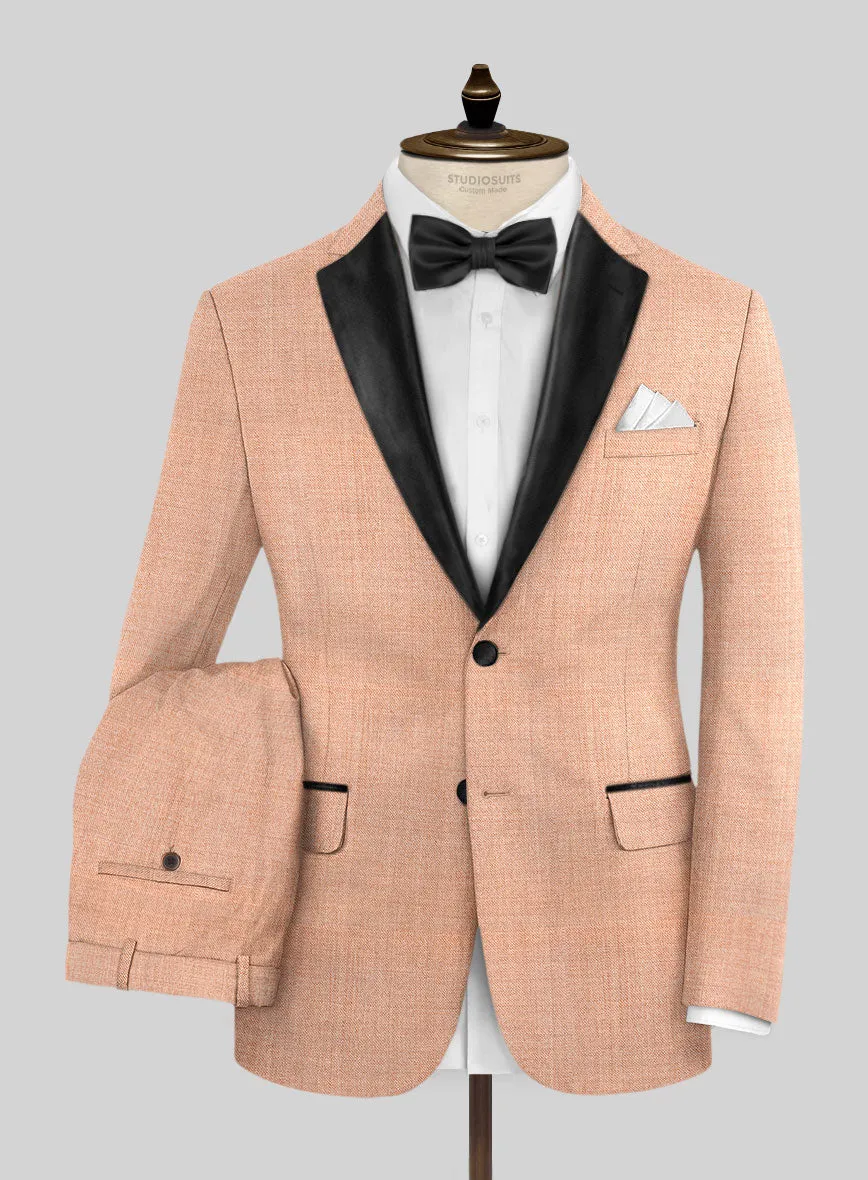 Napolean Spring Salmon Pink Tuxedo Suit
