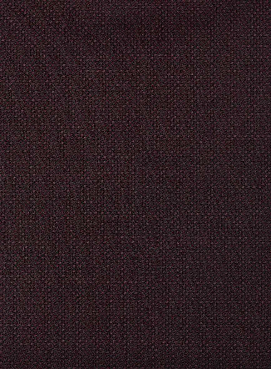 Napolean Wine Birdseye Wool Tuxedo Suit